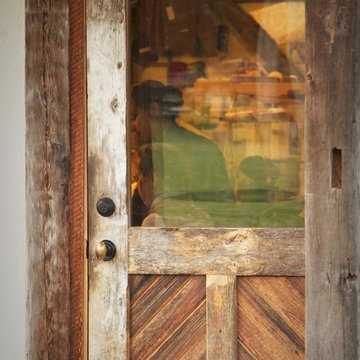 Reclaimed Wood Window Door