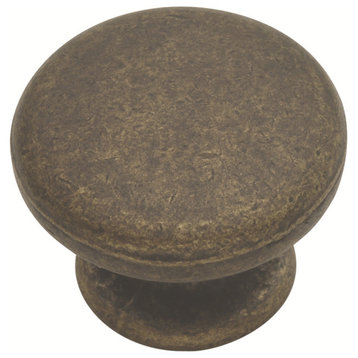 Belwith Hickory 1-1/4 " Oxford Antique Windover Antique Cabinet Knob PA1216-WOA
