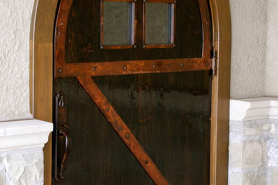 Door with Steel Strapping