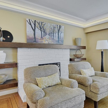 Indirect Ceiling Lighting for Living Room