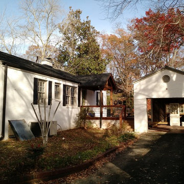 Outdoor patio and pavilion