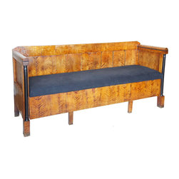 Swedish Empire Flame Grain Birch Sofa - Sofas