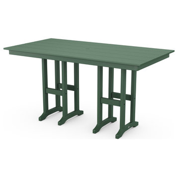 Farmhouse 37" x 72" Counter Table, Green
