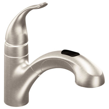 Moen One-Handle Pullout Kitchen Faucet Spot Resist Stainless, 67315SRS