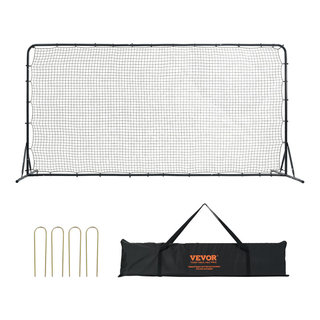 VEVOR 12x6FT Soccer Rebounder Net Iron Soccer Training Equipment