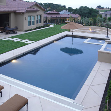 Backyard Remodel with Firepit in Tarzana, CA 91356