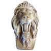 Lion Head Roaring Plaque