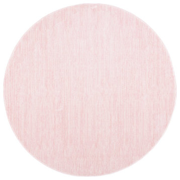 Safavieh Vision Vsn606U Solid Color Rug, Pink, 6'7"x6'7" Round