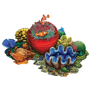 Coral Reef B Porcelain Swimming Pool Mosaic