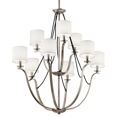 Kichler 43534 Thisbe 9 Light 33"W Chandelier - Classic Pewter