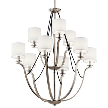 Kichler 43534 Thisbe 9 Light 33"W Chandelier - Classic Pewter