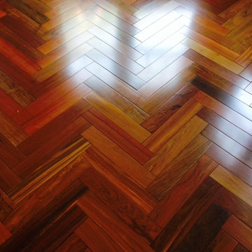 Brazilian walnut herringbone