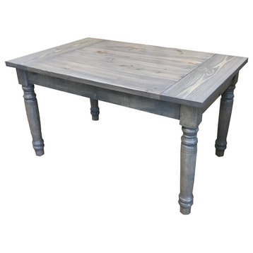 Grey English Farmhouse Table, 72"