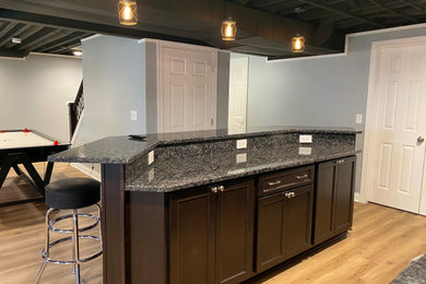Inspiration for a basement remodel in Detroit