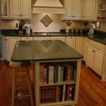 Outdated contemporary kitchen gets a 'Traditional' redesign