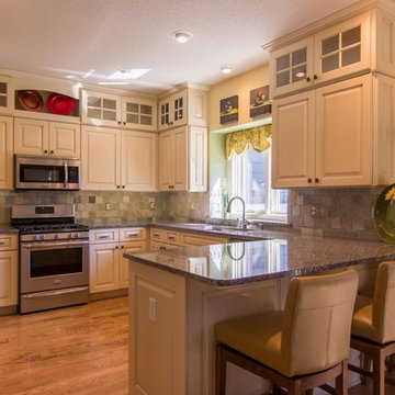 Painted Cabinet Kitchen Remodel