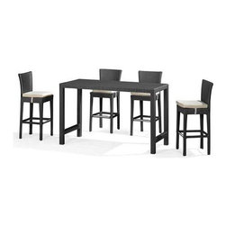 Anguilla Bar Table By Zuo Modern - Indoor Pub And Bistro Tables