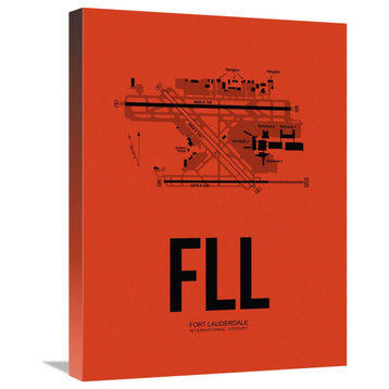 "FLL Fort Lauderdale Airport Orange" Fine Art Print