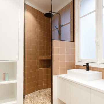 Rénovation colorée pour cet appartement - Projet Rocher