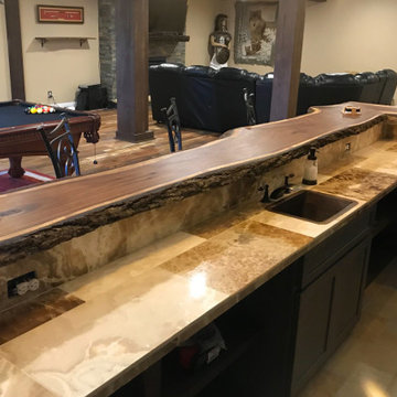 17" Rectangle Copper Bar Sink w/ 2" Drain Opening (BRECDB2)