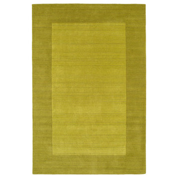 Kaleen Hand-Tufted Regency Wool Rug, Lime Green, 9'6"x13'