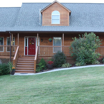 Cedar House Stained with DEFY Extreme Wood Stain