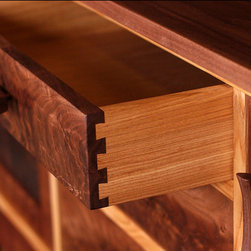 Black Walnut and Copper Sideboard - Buffets And Sideboards