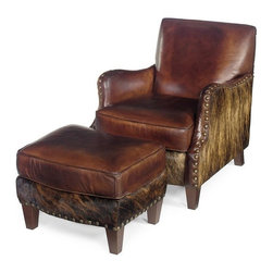 Leather Chairs and Ottomans - Products