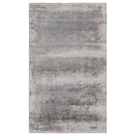 Weave & Wander Lindstra Light Gray Rug, 11'6"x14'6"