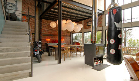 Houzz Tour: Fabriken blev familjehem att leka i