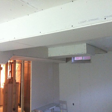 600Sq.ft Basement Bulkheads & 45 Degree window