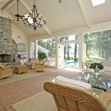 Outside deck