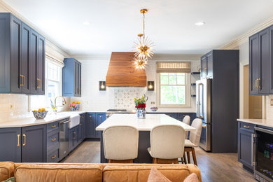 Trendy home design photo in Chicago