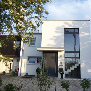 Ansicht von Norden mit neuem Treppenhaus