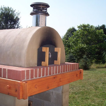 The Koval Family Wood Fired Brick Pizza Oven in Michigan