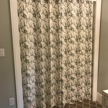 Ripple Curtains & Romans for an elegant SF boudoir