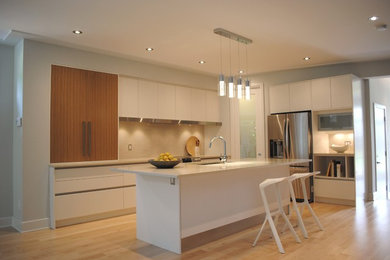 Trendy kitchen photo in Ottawa