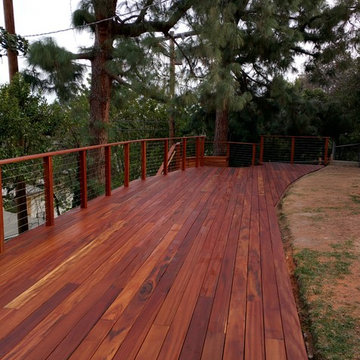 Tigerwood Hillside Deck, Pasadena