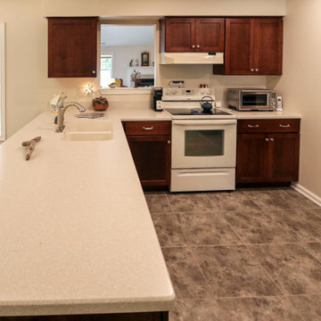 Condo Renovation in Kitchen, Bathroom and Fireplace Updates