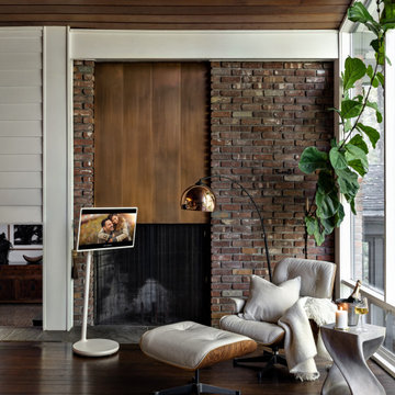 Merging Wood, Brick, and Greenery to Create My Indoor Retreat