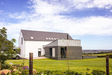 Inspiration for a large contemporary home in Belfast.