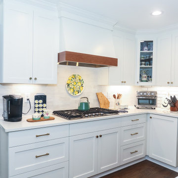 Gainesville Kitchen and Beams in Den
