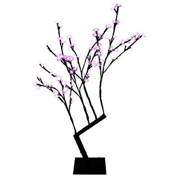 30" Purple Cherry Tree With 96 LEDs