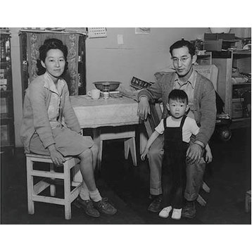 Mr. and Mrs. Henry J. Tsurutani and Baby Bruce- Gallery Wrapped Canvas Art
