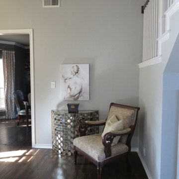 Transitional foyer, Austin, Texas