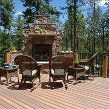 screened porch and patios