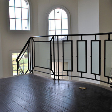 Custom Glass Stair Rails