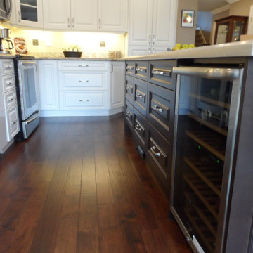 Kitchen wall removal to introduce Island