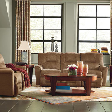 Easton La-Z-Time Full Reclining Sofa by La-Z-Boy shown in Moccasin