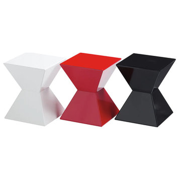 Olena End Table, Red